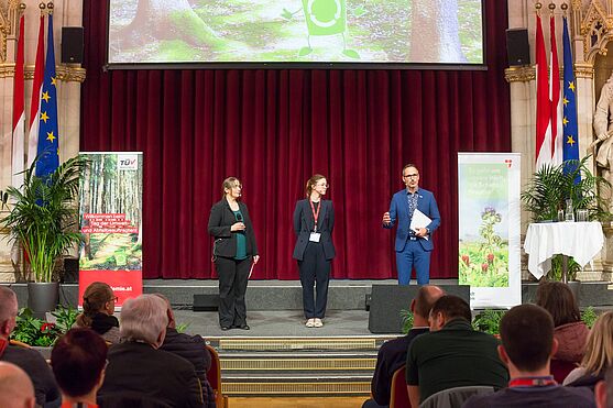 Weiter ging es mit Andreas Schnitzer (TÜV AUSTRIA) und Viktoria Forstinger (Stadt Wien - Magistratsdirektion Bauten und Technik) und dem Thema "Energie! Lösungen in der Energiewende"<br />