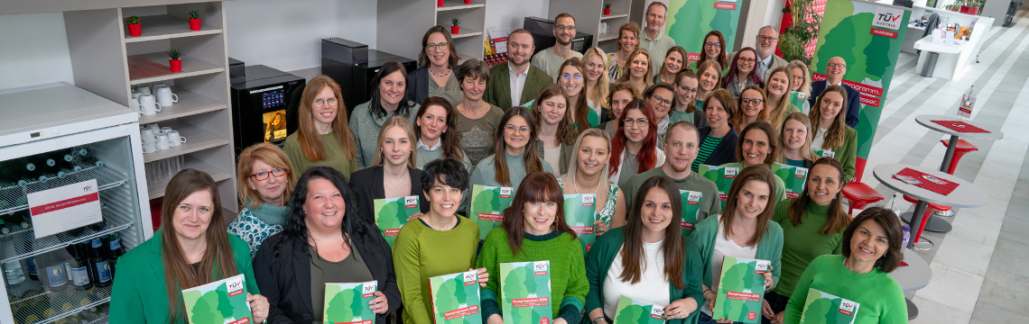 Gruppenfoto des Teams